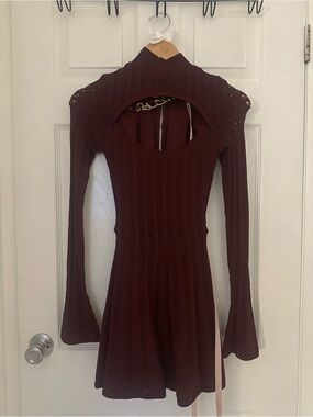 House of CB | Dresses | House Of Cb Viola Black Vegan Leather Long Sleeve  Midi Dress Buttondown Dress | Poshmark